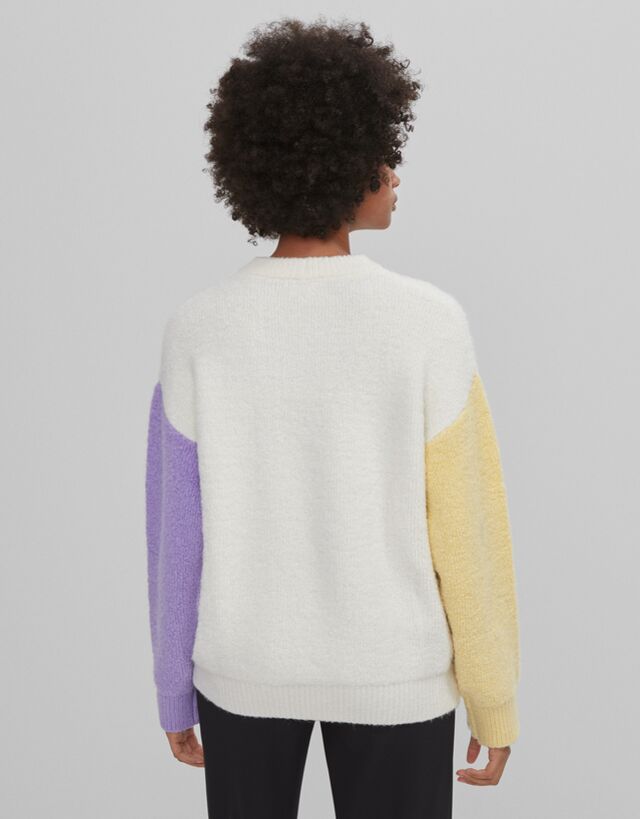 bershka embroidered cardigan