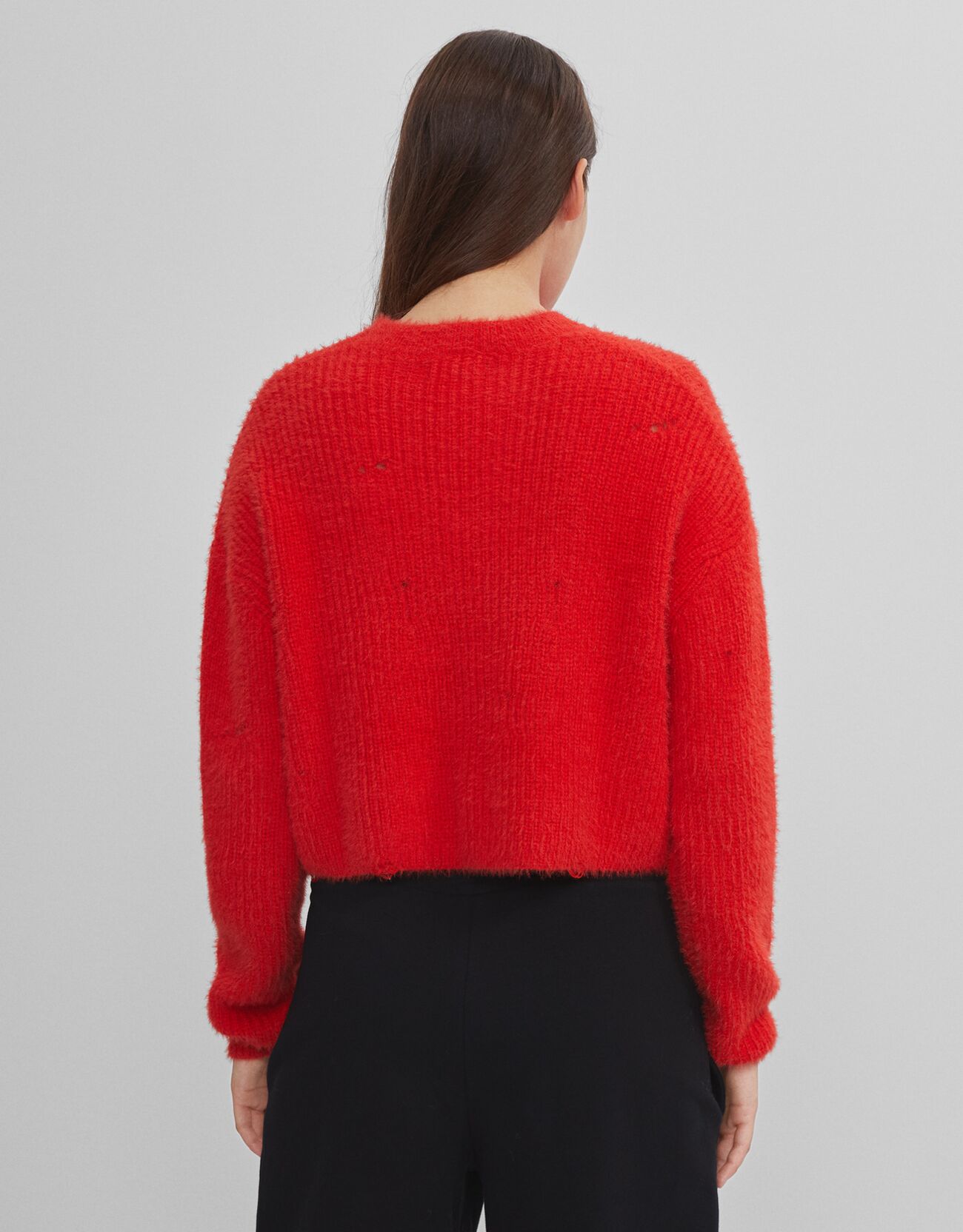 bershka ripped sweater