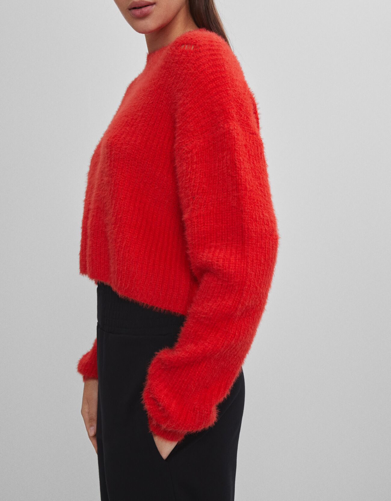 bershka ripped sweater