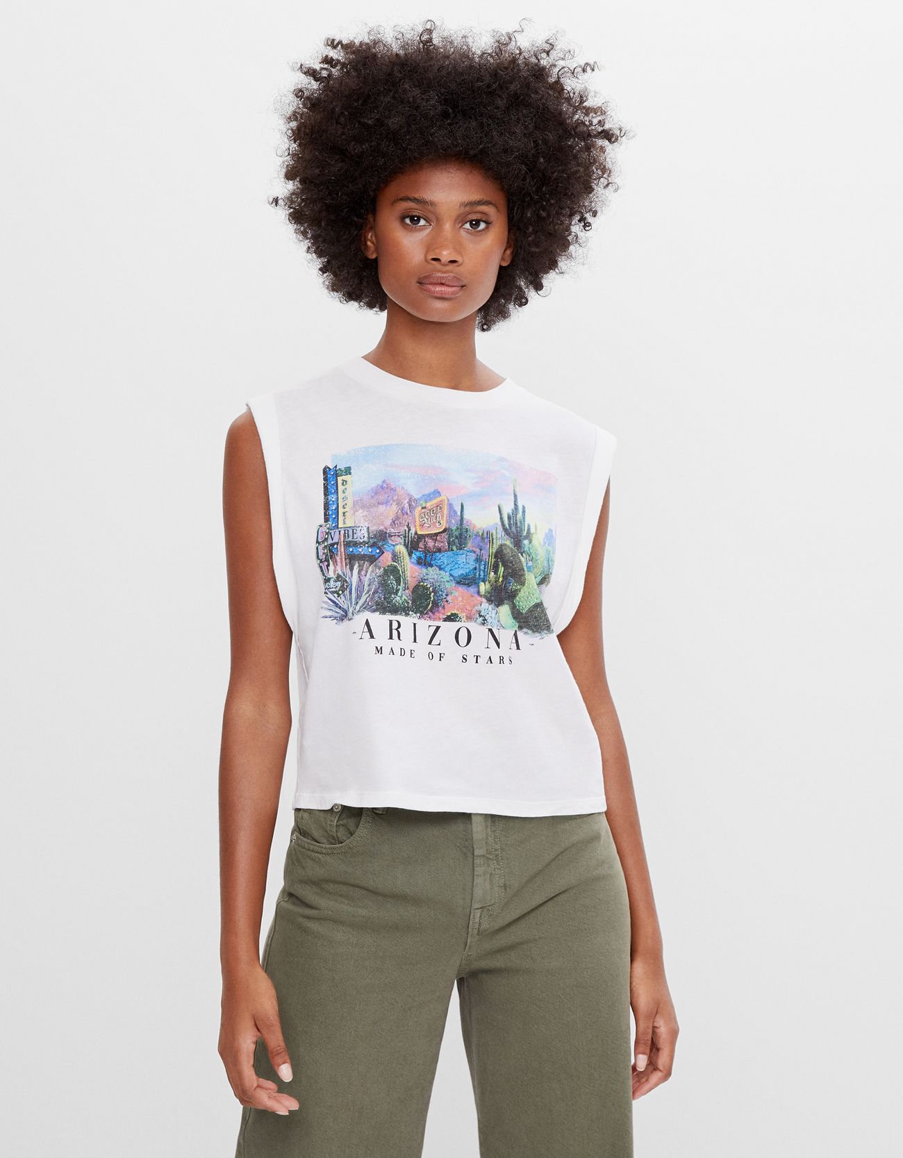 bershka cropped shirt