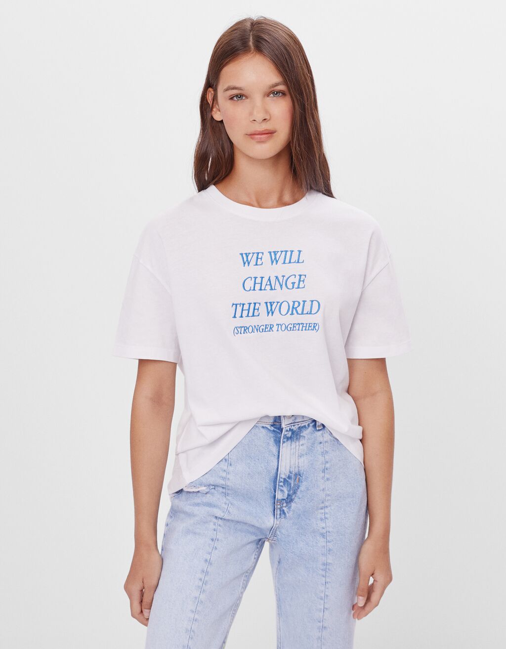 Bedrucktes T-Shirt - Damen