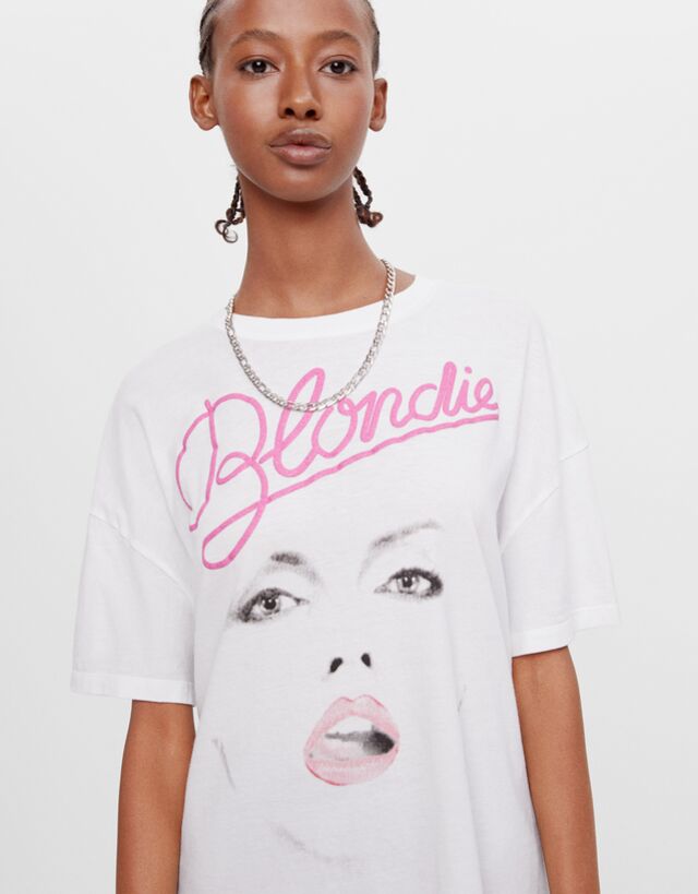Blondie T-shirt - High Rise - Bershka 