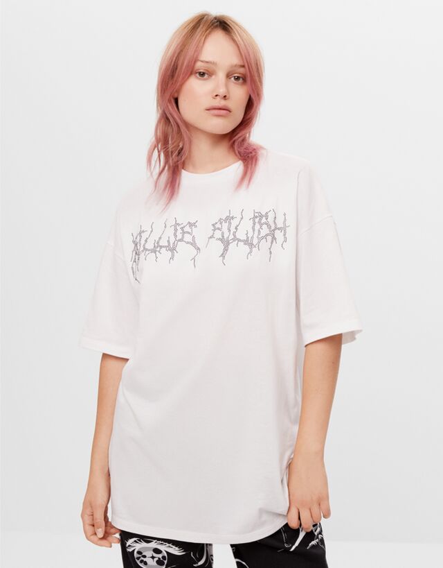 billie eilish x bershka t shirt