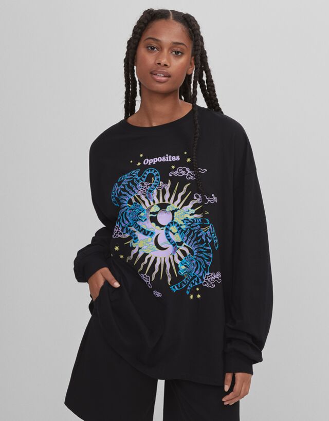 Oversized printed T-shirt - T-shirts 