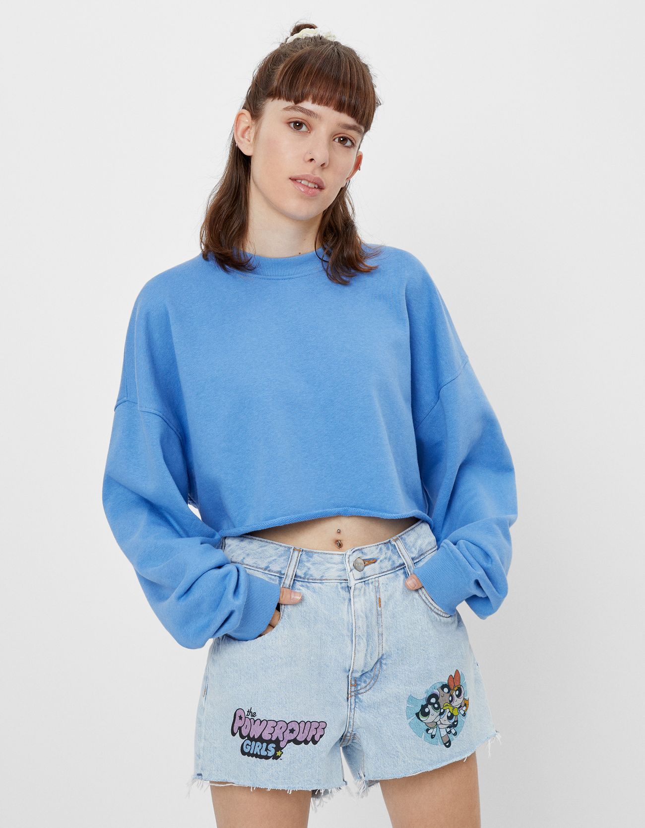 Powerpuff Girls denim shorts - Denim 