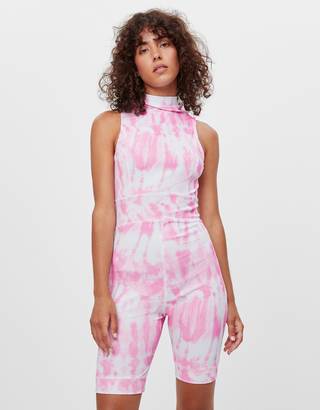 bershka pink jumpsuit