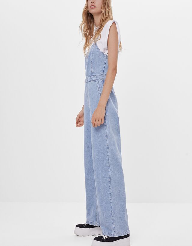 wide dungarees