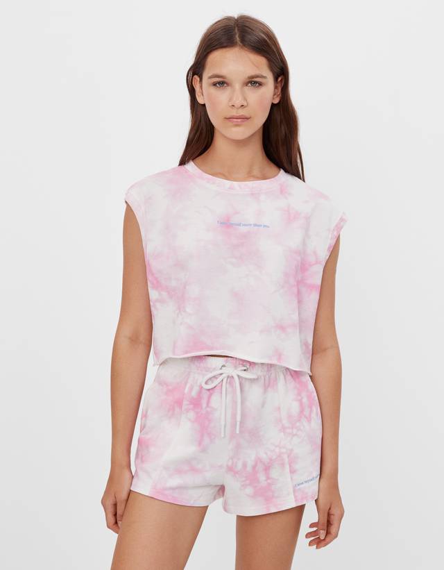 bershka cropped shirt