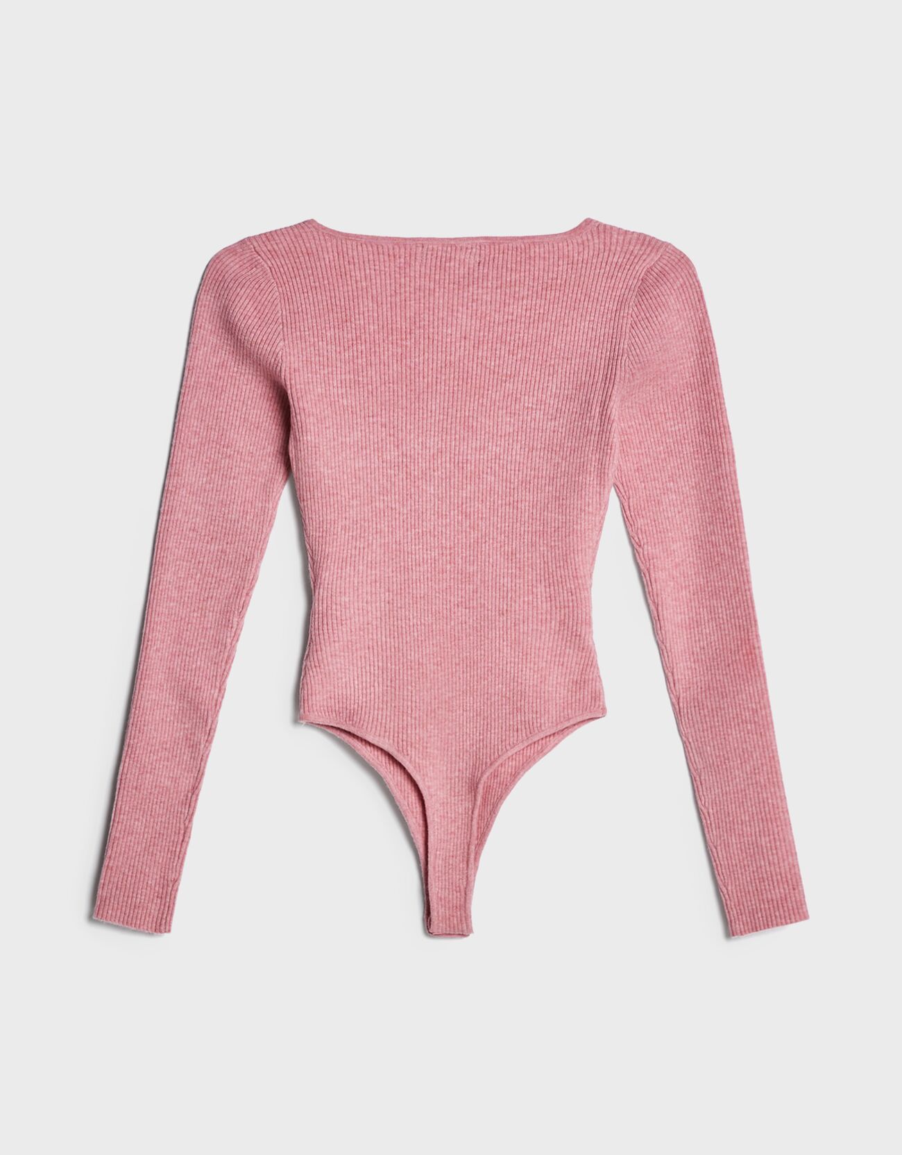 bershka bodysuit with chest detail