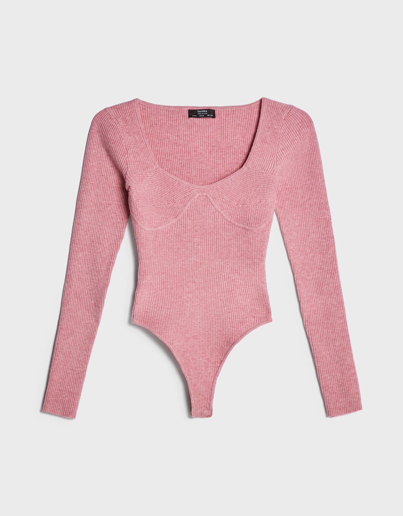 bodysuit with chest detail bershka