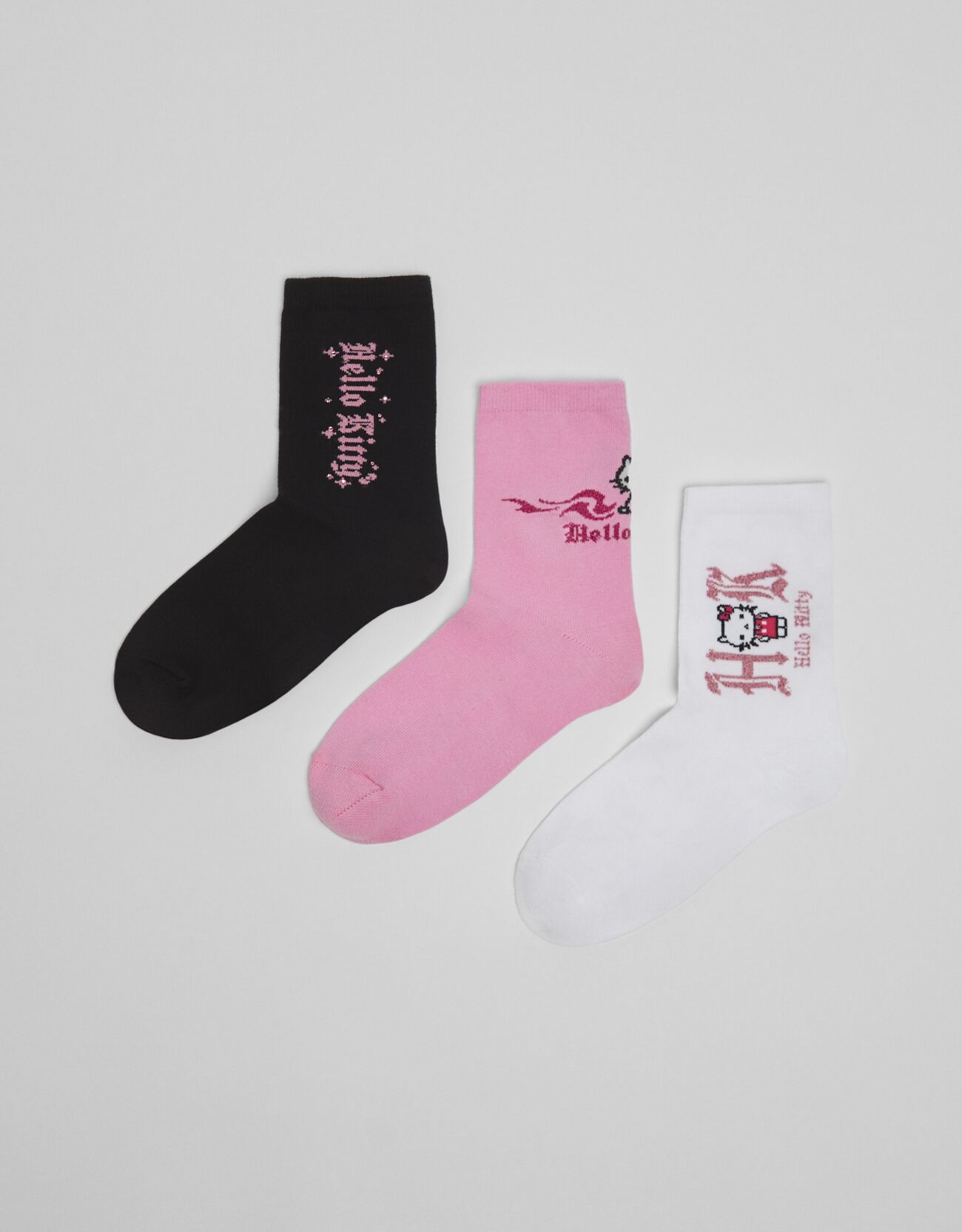 Pack of Hello Kitty socks - Socks - Woman | Bershka