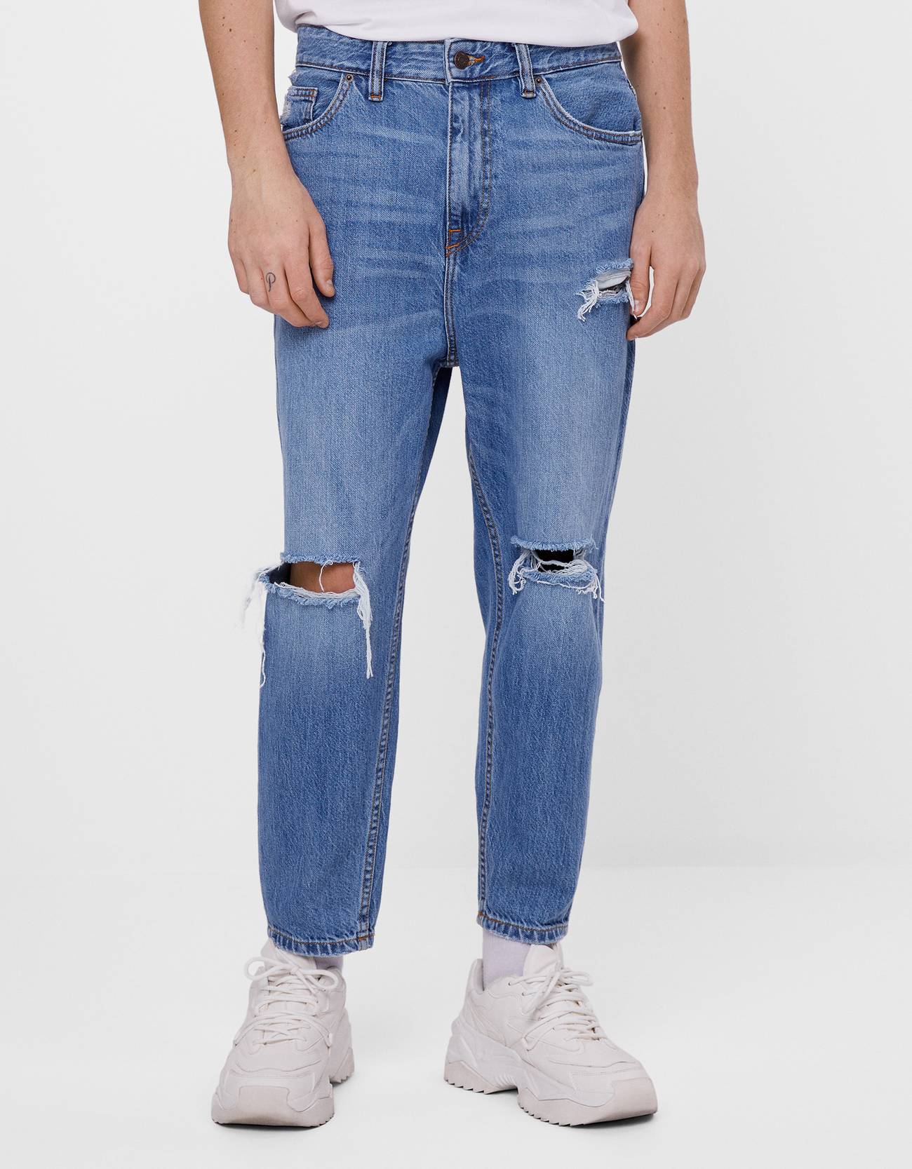 Loose fit jeans - Woman | Bershka