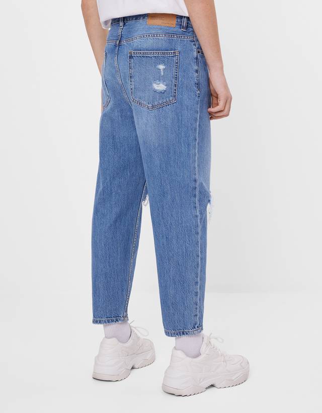 Loose fit jeans - Socks - Bershka Venezuela