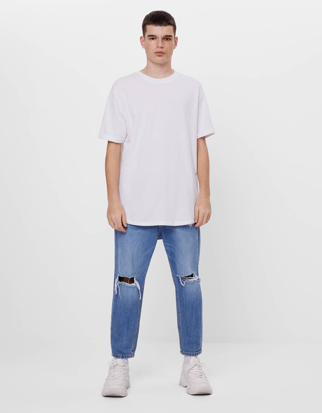 Loose fit jeans - null - Bershka Netherlands