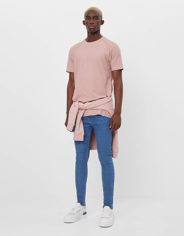 Pantalones | PantalóN Super Skinny Gris | Bershka Hombre – Acro Marco