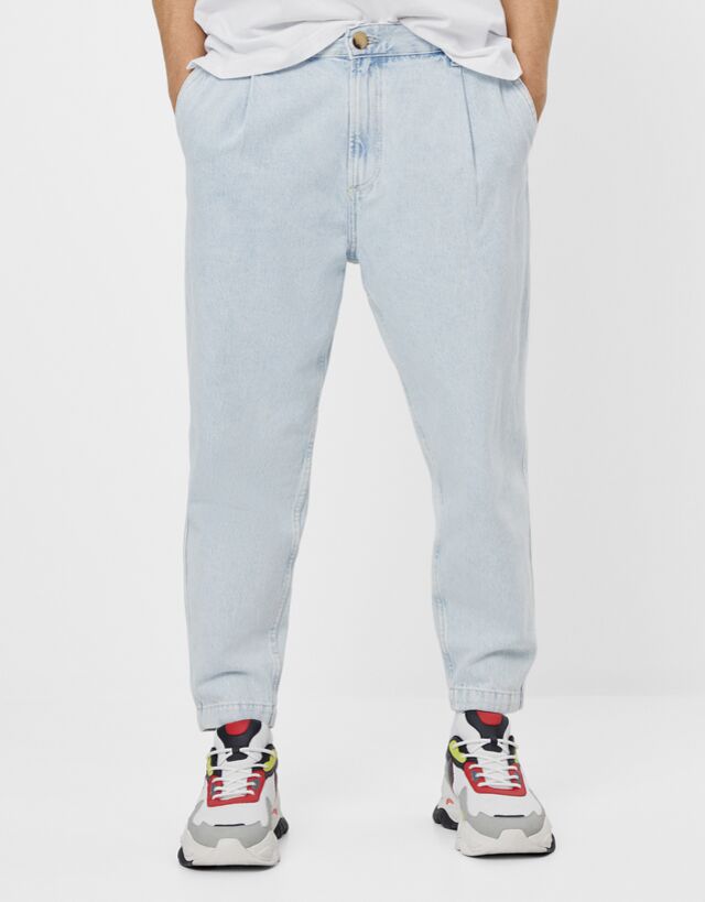 Balloon Fit Jean Jean Erkek Bershka