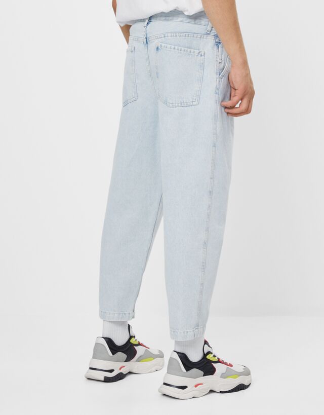 bershka balloon fit jeans