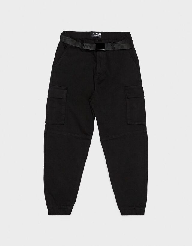 Belted cargo trousers - New - Woman 