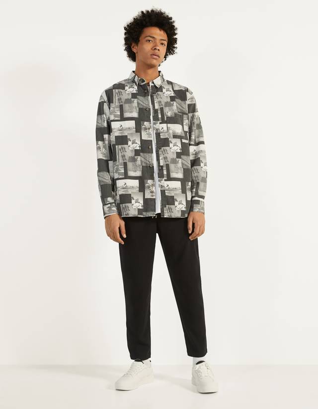 Ozel Dikim Jogger Pantolon Erkek Bershka