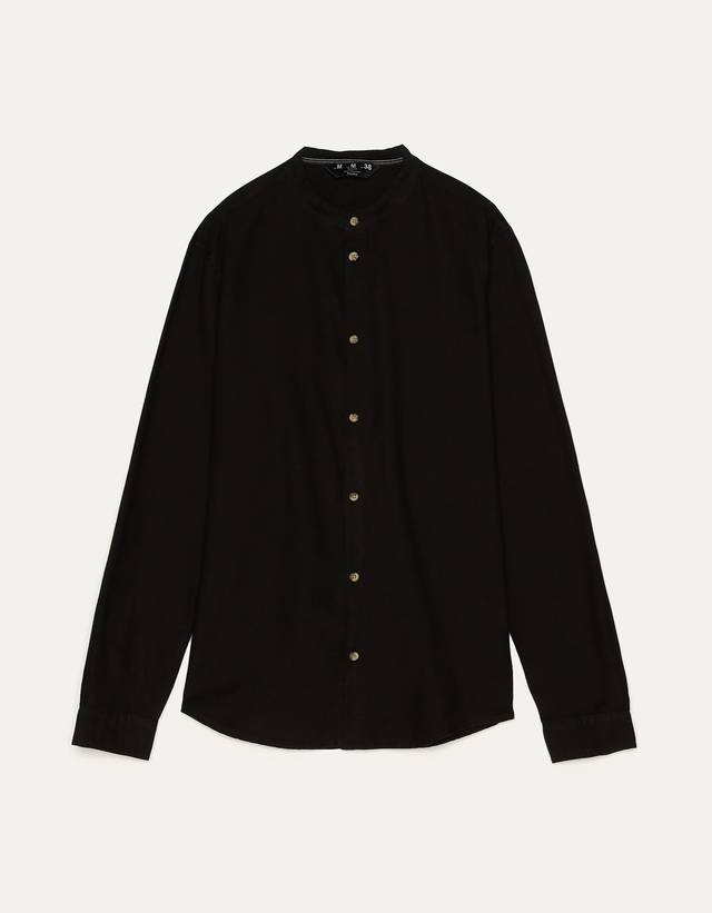 Stand-up collar shirt - Shirts - Man 