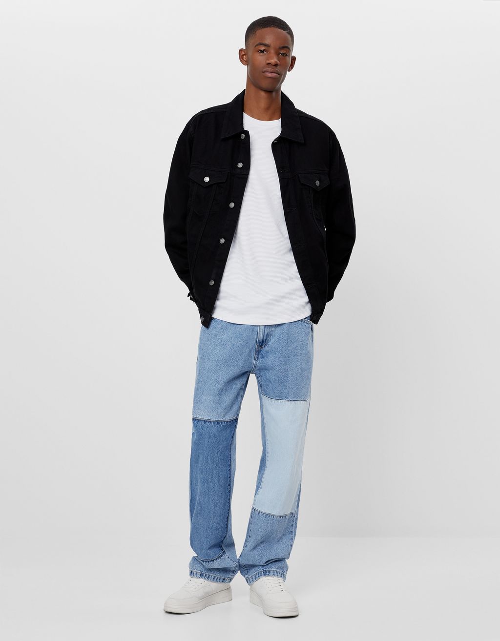 regular fit denim jacket