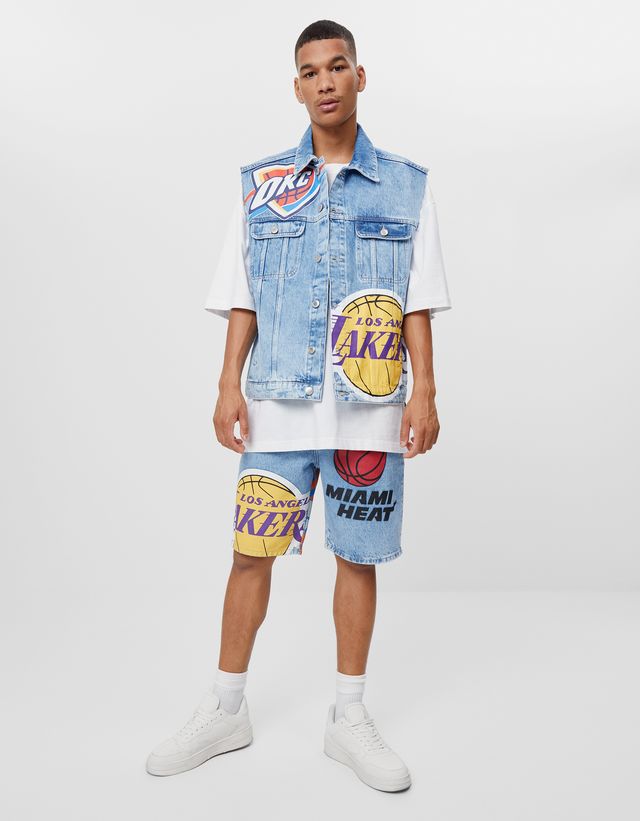 Chaleco denim NBA - Hombre | Bershka