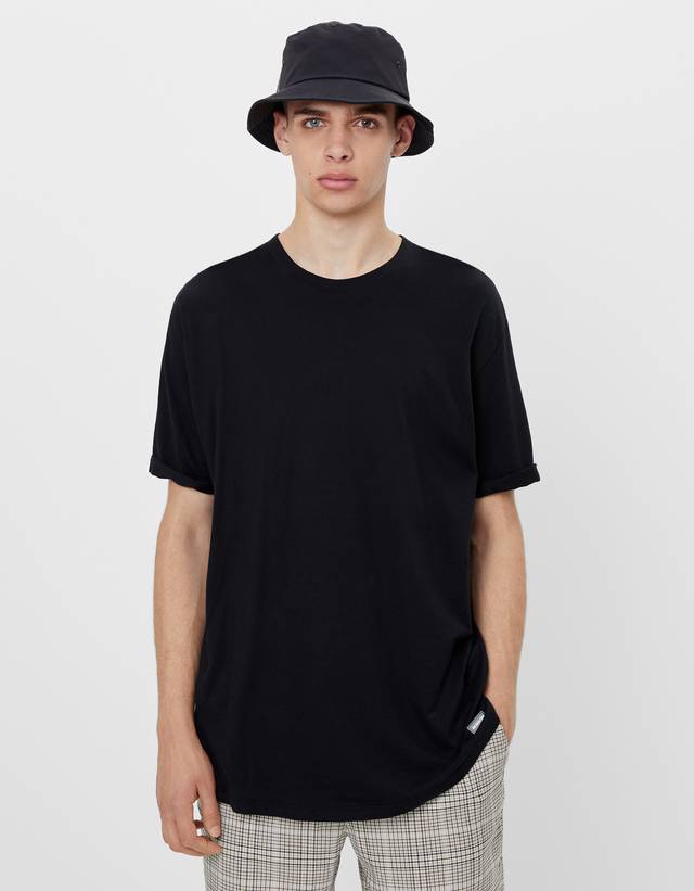 loose black t shirt mens