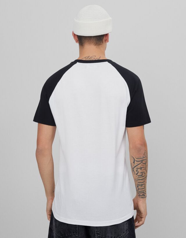 Reglan Kollu T Shirt Erkek Bershka