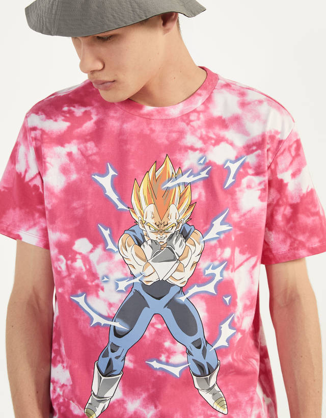 tie dye dragon ball z shirt