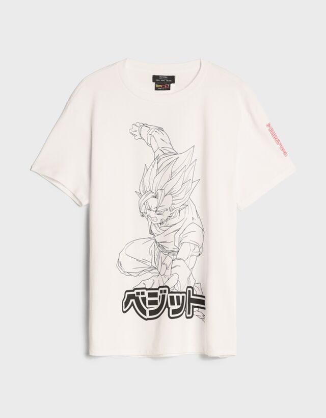 Camiseta Dragon Ball Z X Bershka Camisetas Bershka Espana