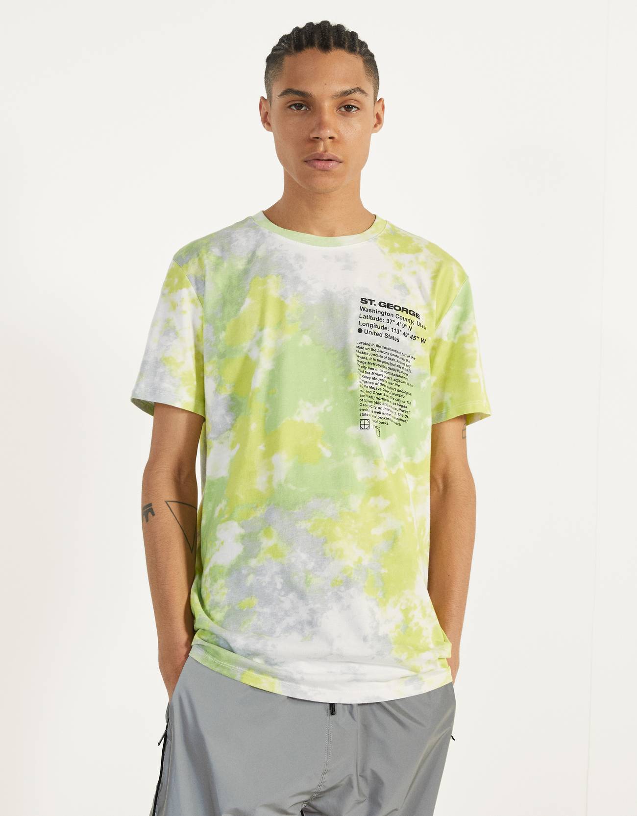 tie dye shirt print