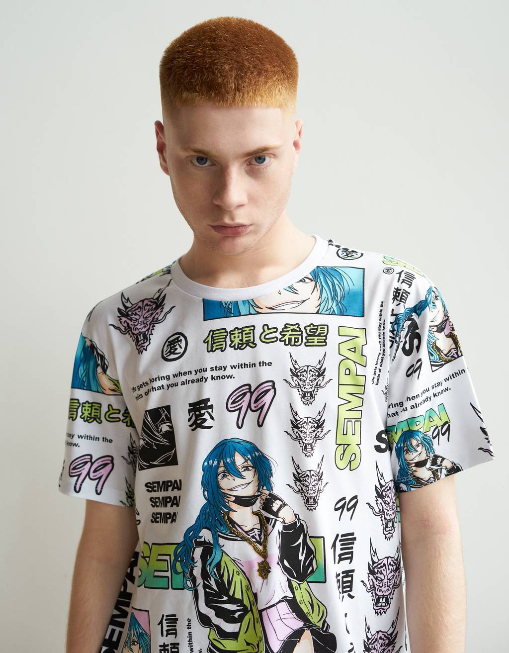 Bershka senpai shirt Clearance