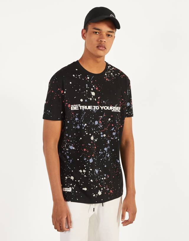 short sleeve black tee