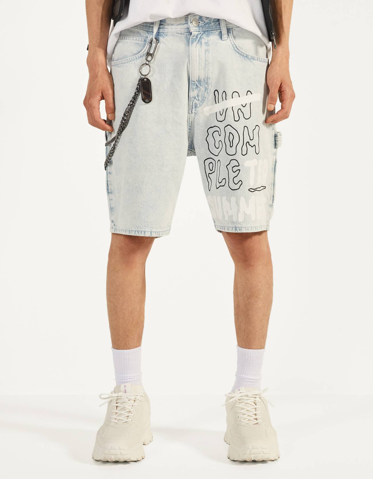 bershka bermudas hombre