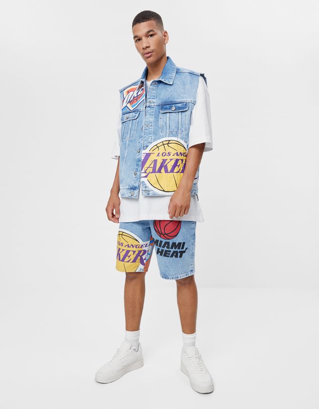 Erkek Desenli Bermuda Sortlar Yeni Koleksiyon Bershka