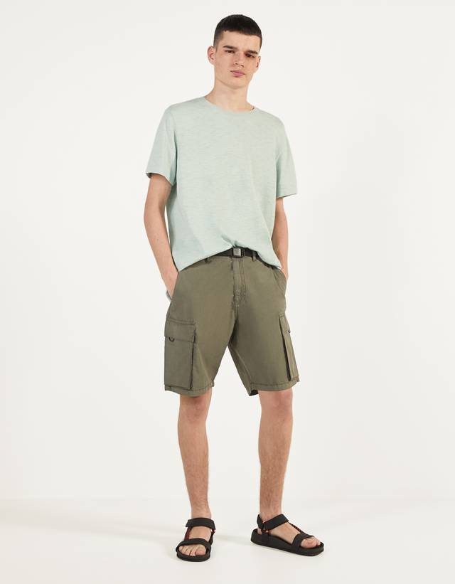 bershka cargo shorts