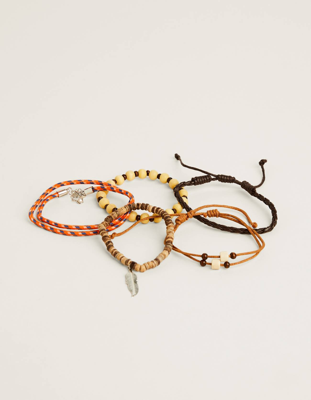 Set Of Bracelets Accessories Bershka Philippines
