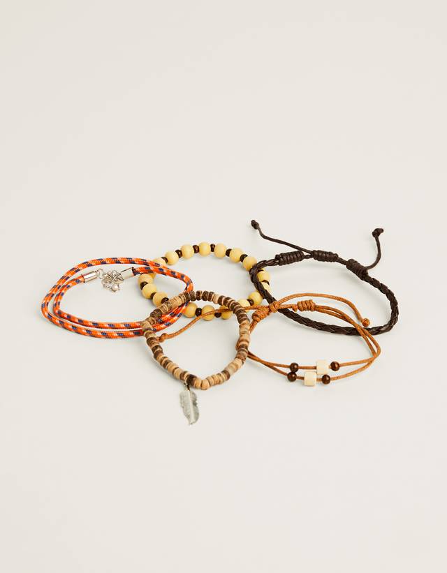 Set de pulseras - Rayas - Bershka El Salvador