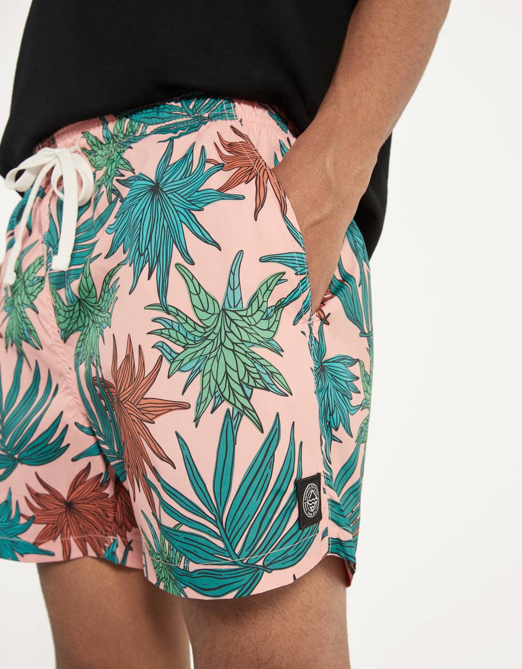 floral swimming shorts