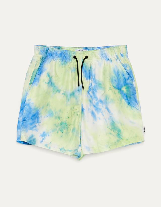 tie dye swim trunks