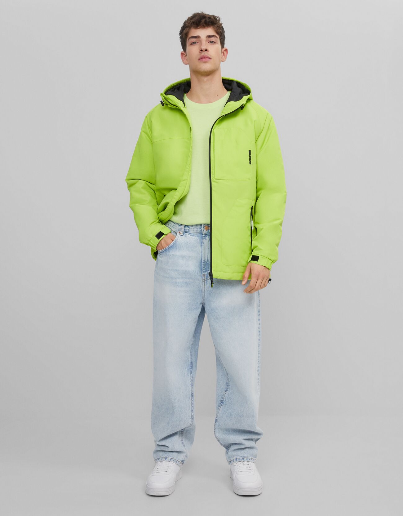 Wide-leg '90s jeans - Jeans - Man | Bershka