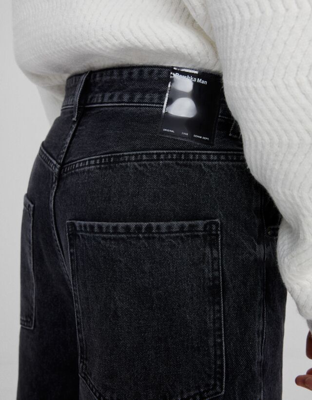 Wide-leg '90s jeans - Man | Bershka