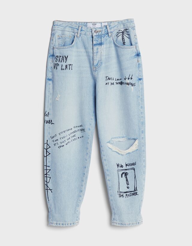 loose fit bershka