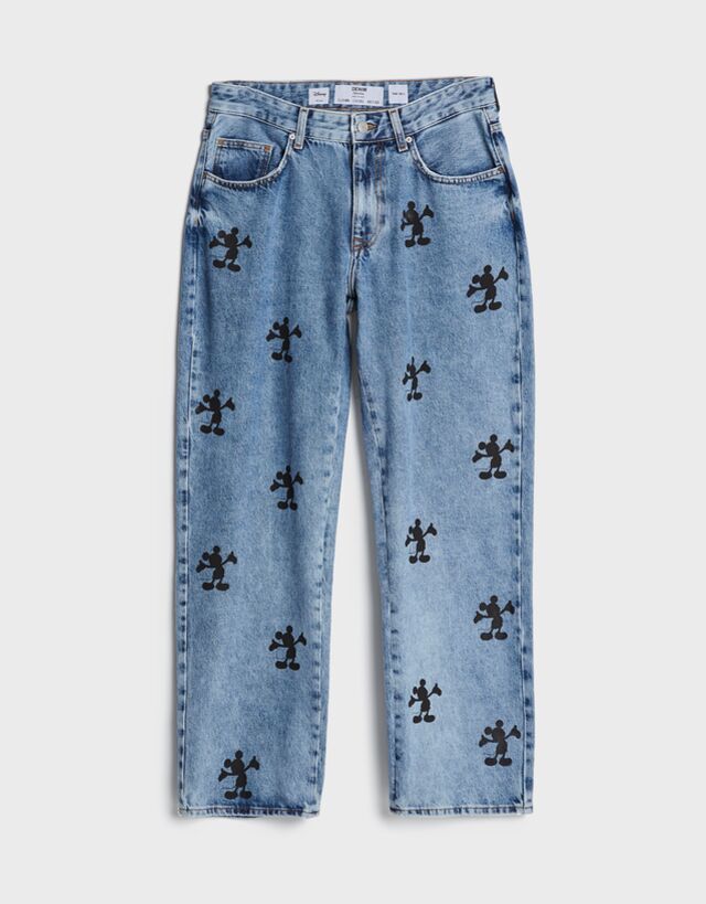 Mickey Mouse print jeans - Jeans - Man 
