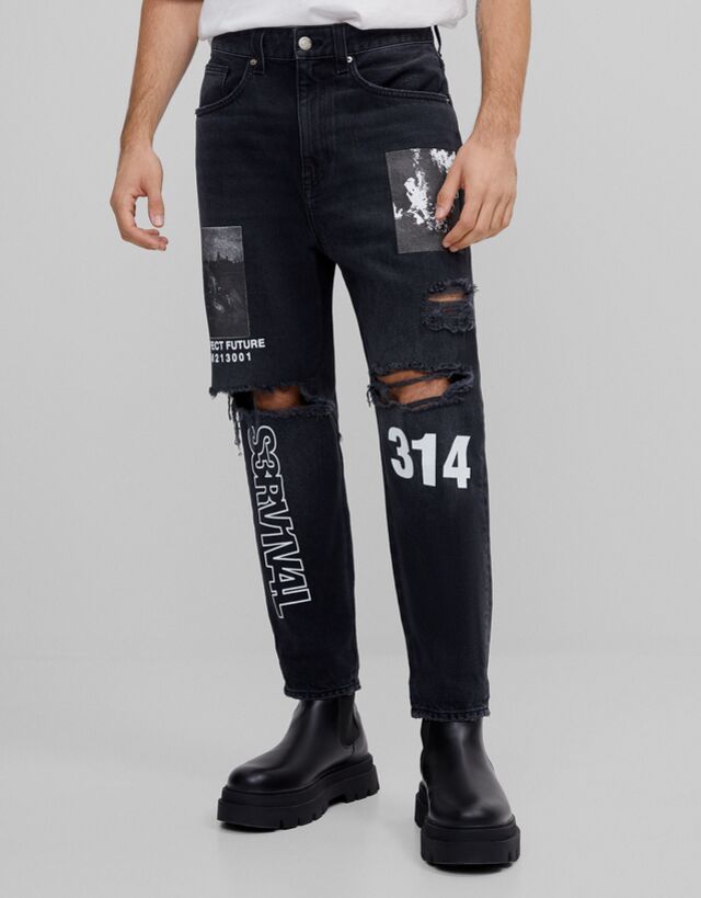 bershka jeans loose fit