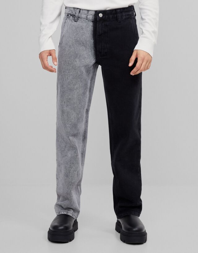 90's contrast jeans - Man | Bershka