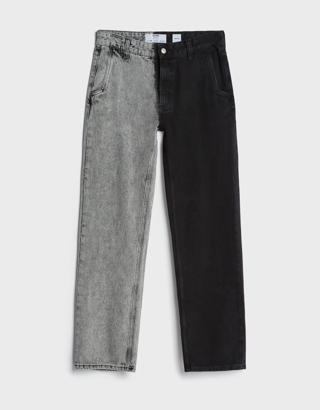 90’s contrast jeans Man Bershka