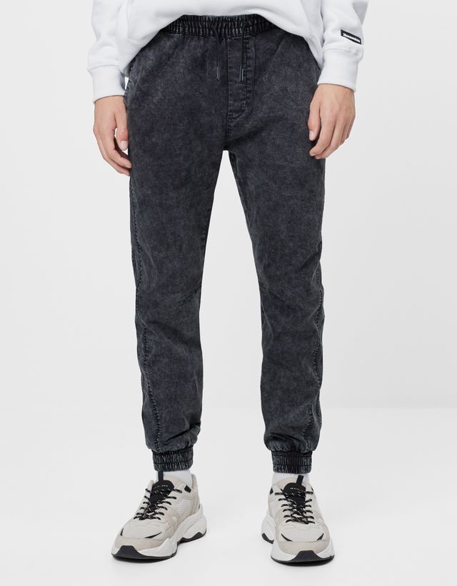 Slim Fit Jogger Pantolon Pantolon Erkek Bershka