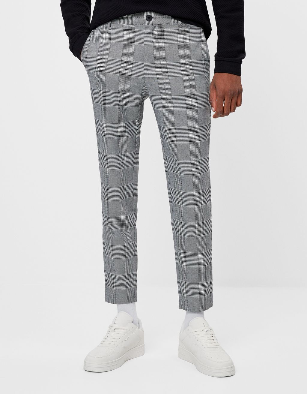 skinny tailored trousers