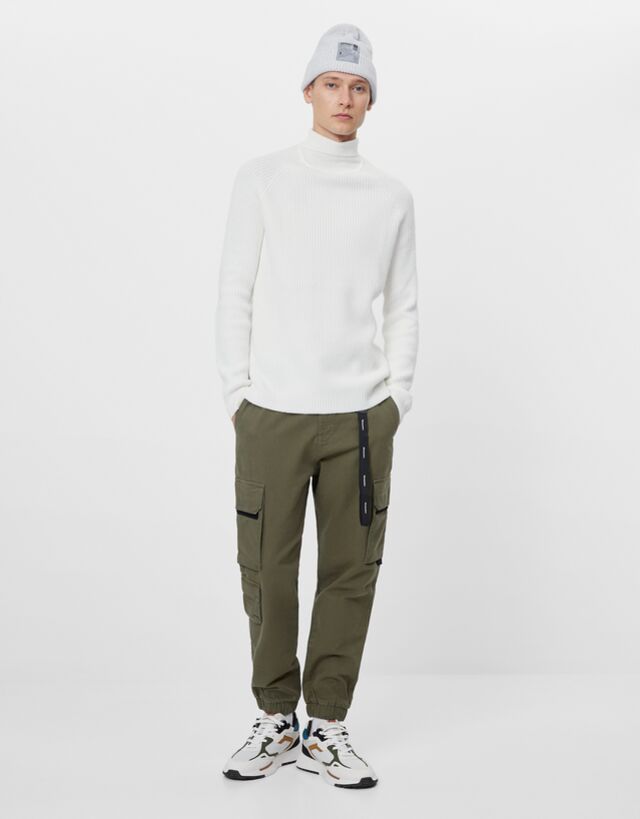 Kargo Pantolon Pantolon Erkek Bershka